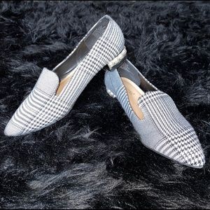 Plaid Flats w/ Pearl Heel ⚪️